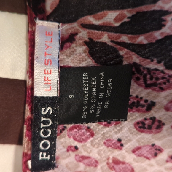 2/$10 Focus Lifestyle drape neck top - Picture 2 of 5